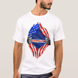 Kap Verdean American Strong T - Shirt