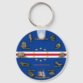 Kap Verdean Schlüsselkette Schlüsselanhänger (Vorderseite)