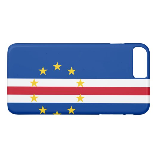 kap-verdische Flagge Case-Mate iPhone Hülle (Rückseite (Horizontal))