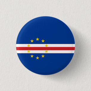 kap-verdische Flagge, Flagge von Kap Verde Button