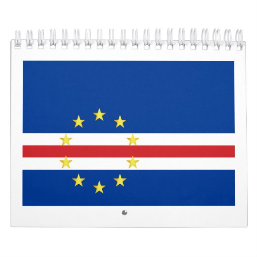 kap-verdische Flagge Kalender (Titelbild)