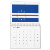 kap-verdische Flagge Kalender (Mär 2027)
