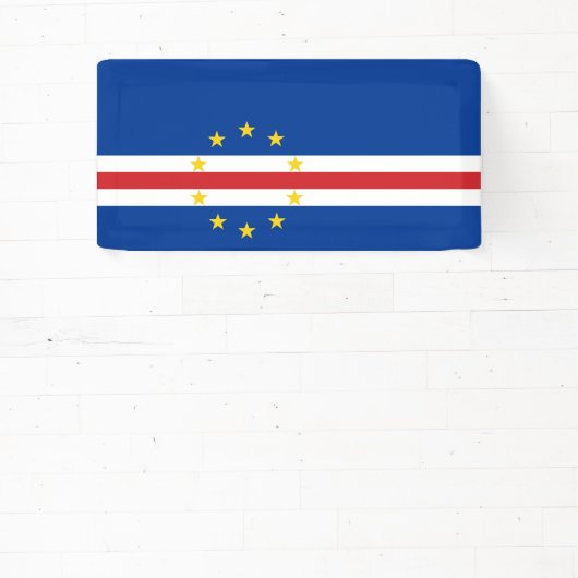 Kap-Verdische Flagge (Kap Verde) Banner (InSitu)