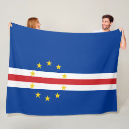 Kap-Verdische Flagge (Kap Verde) Fleecedecke