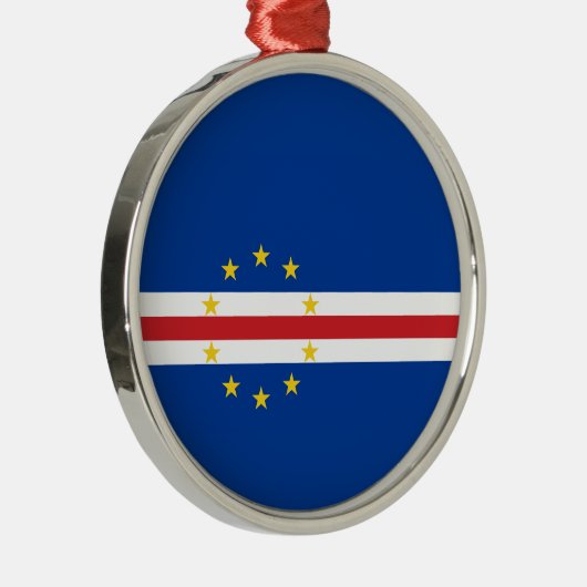 Kap-Verdische Flagge (Kap Verde) Ornament Aus Metall (Rechts)