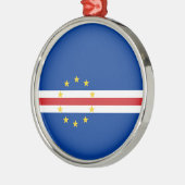Kap-Verdische Flagge (Kap Verde) Ornament Aus Metall (Links)