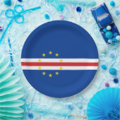 Kap-Verdische Flagge (Kap Verde) Pappteller (Party)