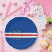 Kap-Verdische Flagge (Kap Verde) Pappteller (Party)