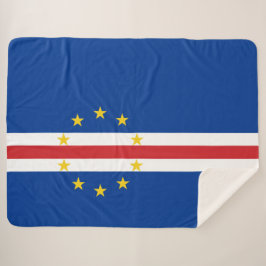 Kap-Verdische Flagge (Kap Verde) Sherpadecke