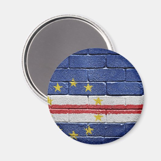 kap-verdische Flagge Magnet (Vorderseite/Rückseite)