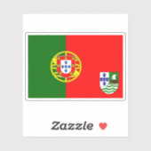 kap-verdische Flagge (Vorschlag von Cabo Verde von Aufkleber (Blatt)