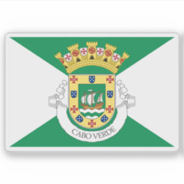 kap-verdische Flagge (Vorschlag von Cabo Verde von Aufkleber