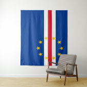 kap-verdische Flagge Wandteppich (Beispiel)