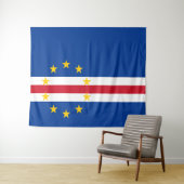 kap-verdische Flagge Wandteppich (Beispiel (Horizontal))