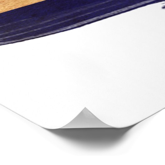 kap-verdische Flaggenposter Poster (Ecke)