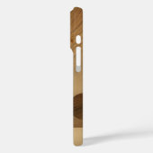 Kapaa Sunset Hawaiian Imitats Koa Wood Case-Mate iPhone Hülle (Rückseite / Links)