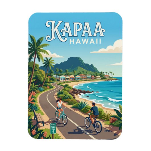 Kapaa USA Magnet (Vertikal)