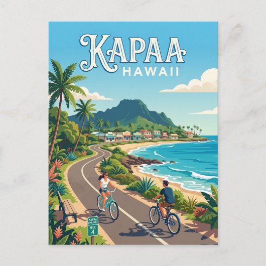 Kapaa USA Postkarte (Vorderseite)