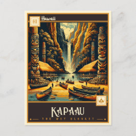 Kapaau, Hawaii | VINTAG Postkarte
