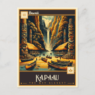 Kapaau, Hawaii Vintage Postkarte
