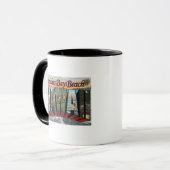 Kapalua Bay Beach, Hawaii - Große Briefszenen Tasse (Vorderseite Links)