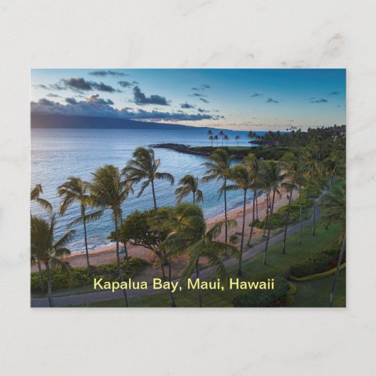 Kapalua Bay, Maui, Hawaii Postkarte (Vorderseite)