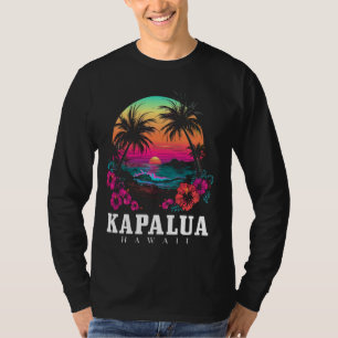 Kapalua Hawaii Hawaii Hibiskus Blume Surfer So T-Shirt