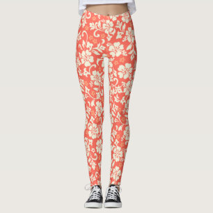 Kapalua Pareau Hawaiianischer Hibiskus Leggings