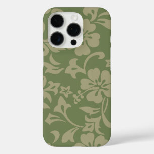 Kapalua Pareau Hawaiianischer Hibiskus-Oliv iPhone 16 Pro Hülle