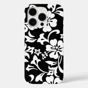 Kapalua Pareau Hawaiianischer Hibiskus Schwarz iPhone 16 Pro Hülle