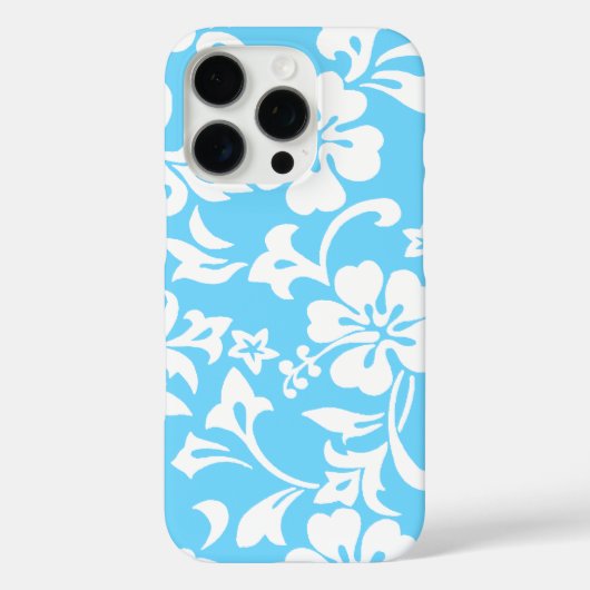 Kapalua Pareau Hawaiianischer Hibiskus Türkis Case-Mate iPhone Hülle (Rückseite)