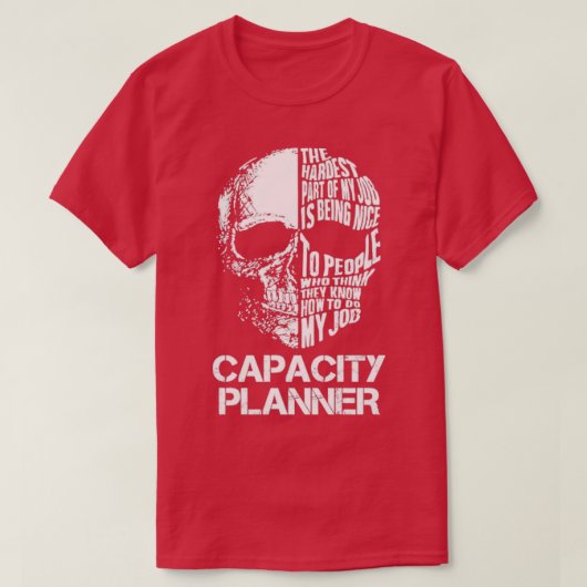 Kapazitätsplaner T-Shirt (Design vorne)
