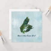 Kapbreton - Flachbildschirm Karte (Vorderseite/Rückseite Beispiel)