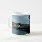 Kapelbruke, Luzerne, die Schweiz Kaffeetasse (Vorderseite Links)
