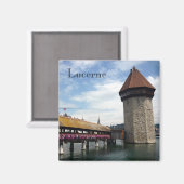 Kapellbrücke Luzern Magnet (Vorderseite/Rückseite)