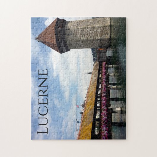 Kapellbrücke Luzern Puzzle (Vertikal)