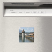 Kapellbrücke, Luzern, Schweiz Magnet (In Situ (Geschirrspüler))