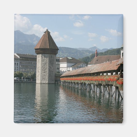 Kapellbrücke, Luzern, Schweiz Magnet (Vorne)
