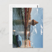 Kapellbrücke Luzern, Schweiz Postkarte (Vorne/Hinten)