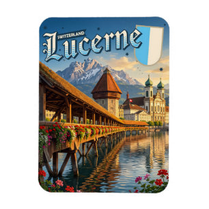 Kapellbrücke Luzern – Schweizer Wahrzeichen Magnet