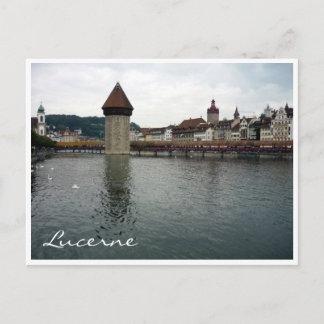 Kapellbrücke Luzerne Postkarte
