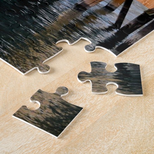 Kapellbrücke - Monte Pilatus - Luzern Schweiz Puzzle (Seite)