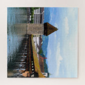 Kapellbrücke - Monte Pilatus - Luzern Schweiz Puzzle (Horizontal)