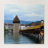 Kapellbrücke - Monte Pilatus - Luzern Schweiz Puzzle (Vertikal)