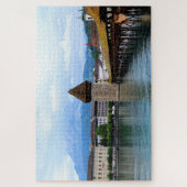 Kapellbrücke - Monte Pilatus - Luzern Schweiz Puzzle (Vertikal)