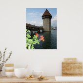 Kapellbrücke Poster (Küche)