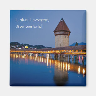 Kapellbrücke, Vierwaldstättersee, Schweiz Magnet