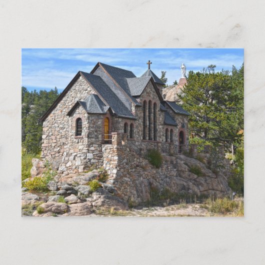 Kapelle am Felsen, Allenspark, Colorado Postkarte (Vorderseite)