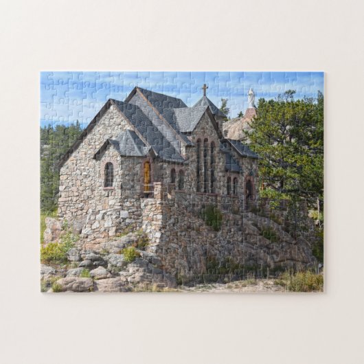 Kapelle am Felsen, Allenspark, Colorado Puzzle (Horizontal)