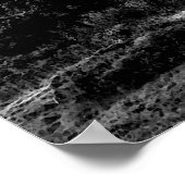 Kapelle auf dem Weg zum monchromen Sonnenplakat Poster (Ecke)